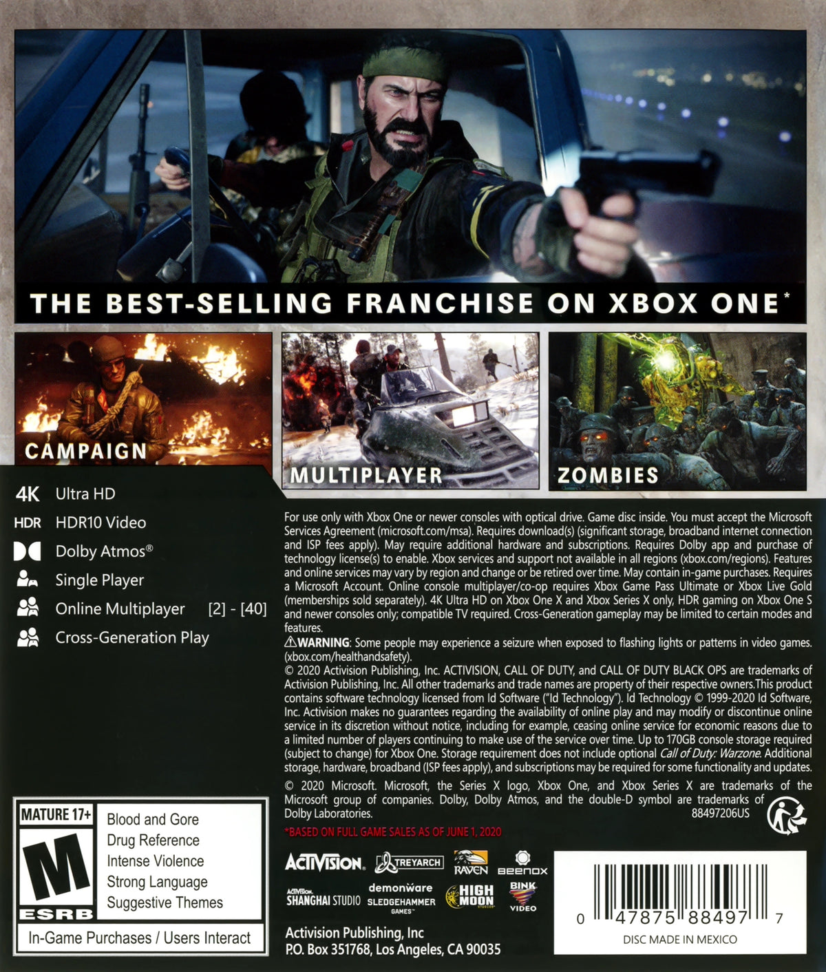 Call of Duty: Black Ops Cold War Xbox One - Video Game - Used - CaveGamers - Image 2