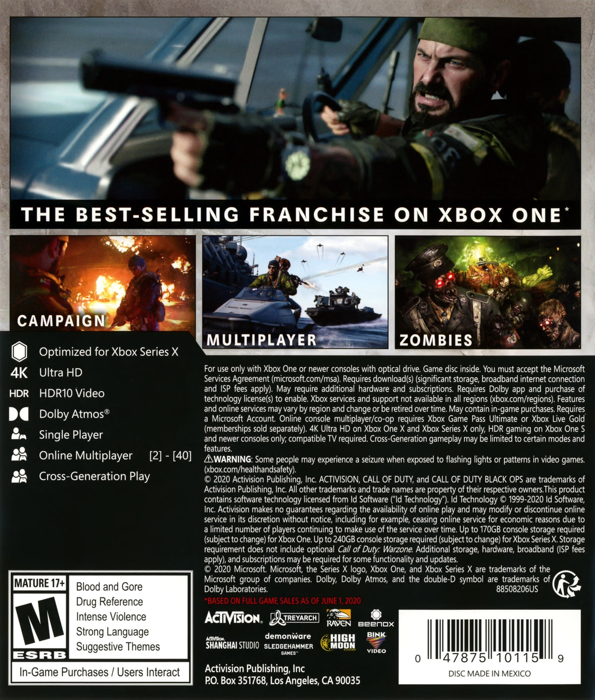Call of Duty: Black Ops Cold War Xbox Series X - Video Game - Used - CaveGamers - Image 2