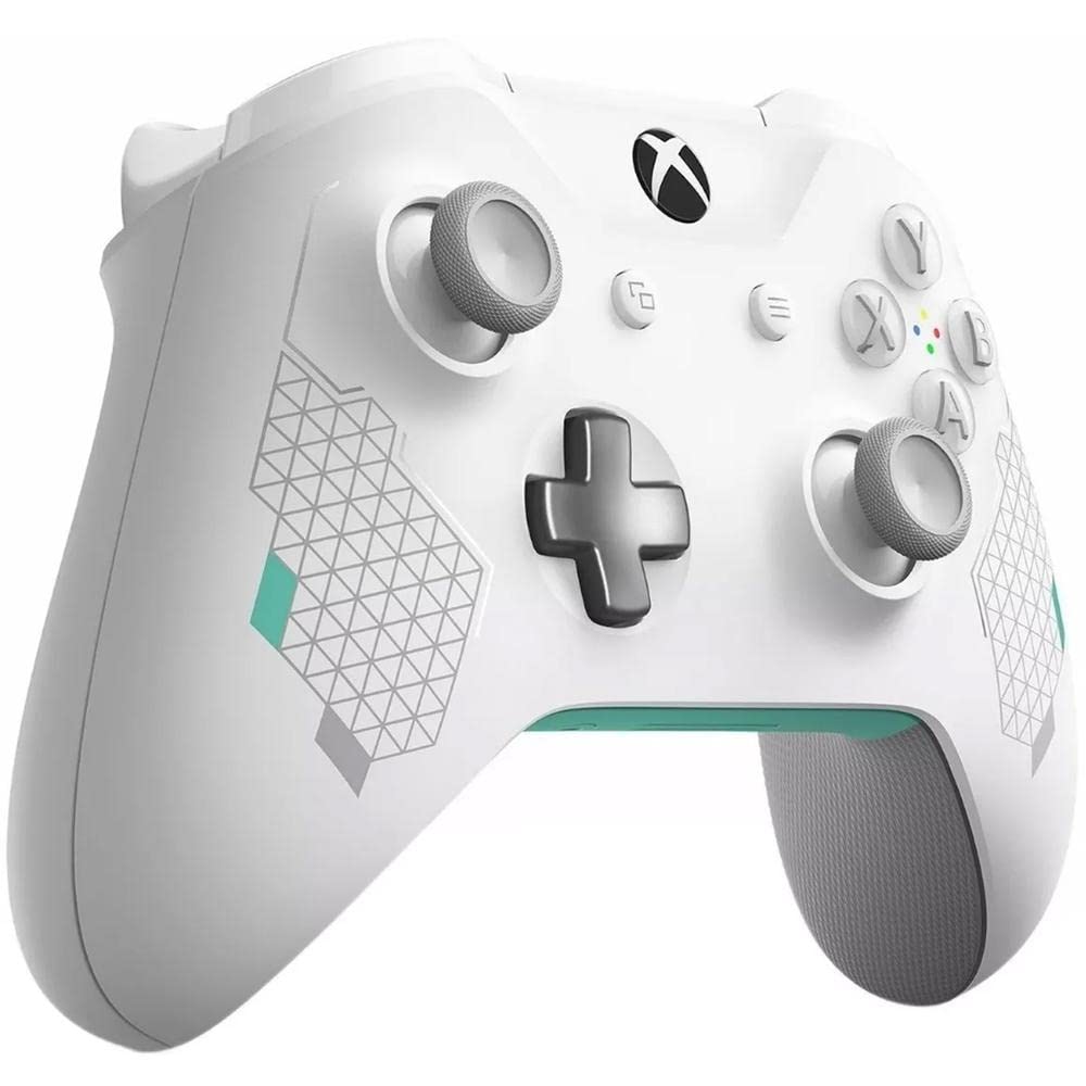 Xbox One Wireless Controller - Sport White - Video Game Accessory - Used - CaveGamers - Image 3