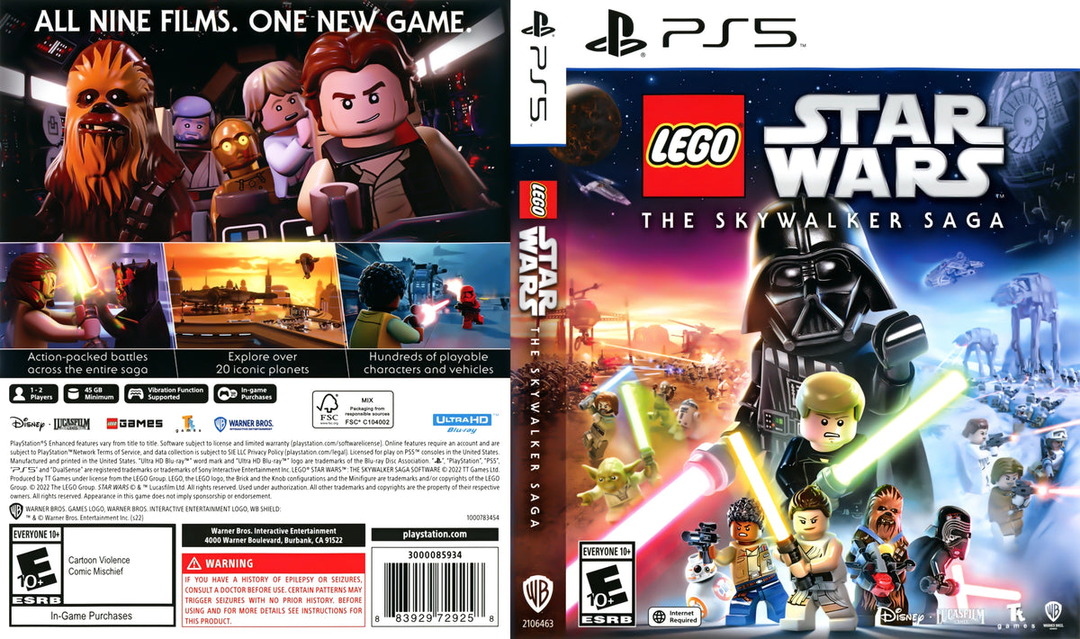 LEGO Star Wars: The Skywalker Saga PS5 - Video Game - Used - CaveGamers - Image 4