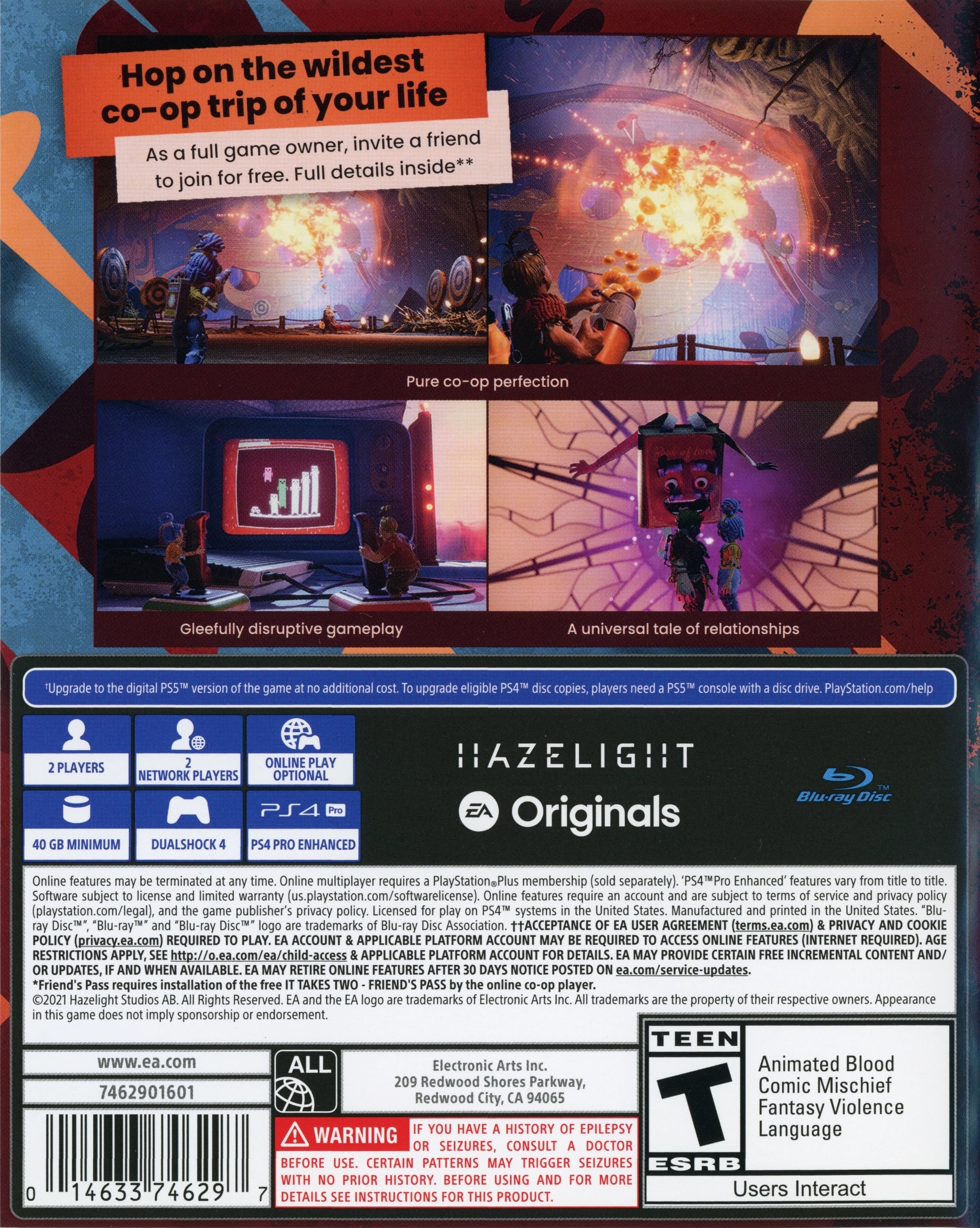 It Takes Two PS4 - Video Game - Used - CaveGamers - Image 2