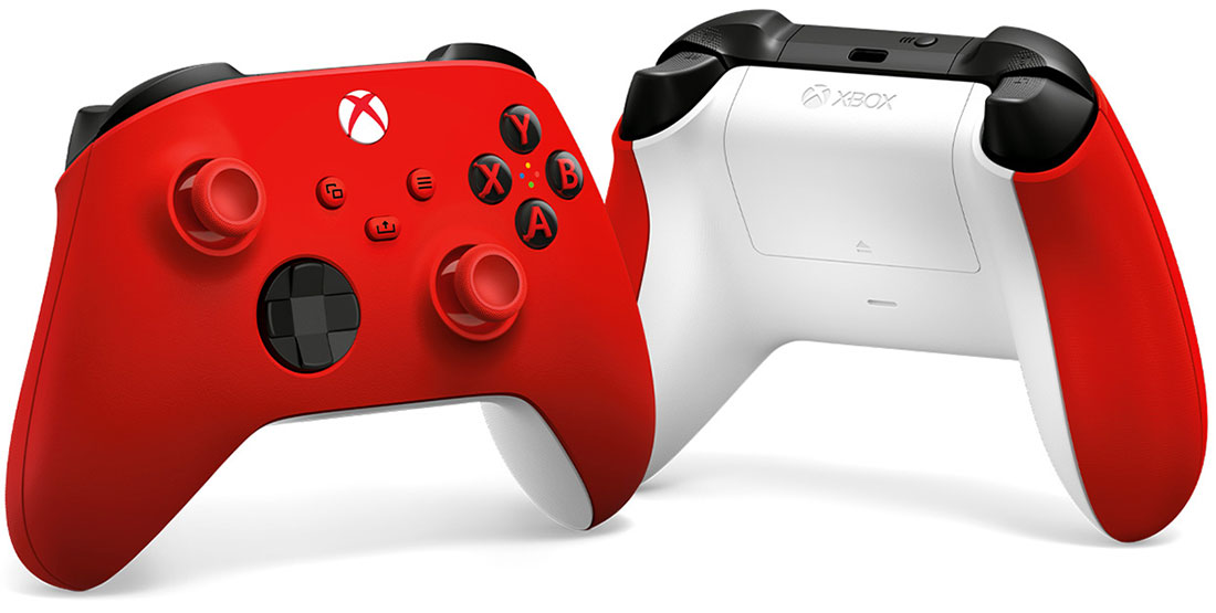 Xbox Series X Wireless Controller - Pulse Red - Video Game Accessory - Used - CaveGamers - Image 3