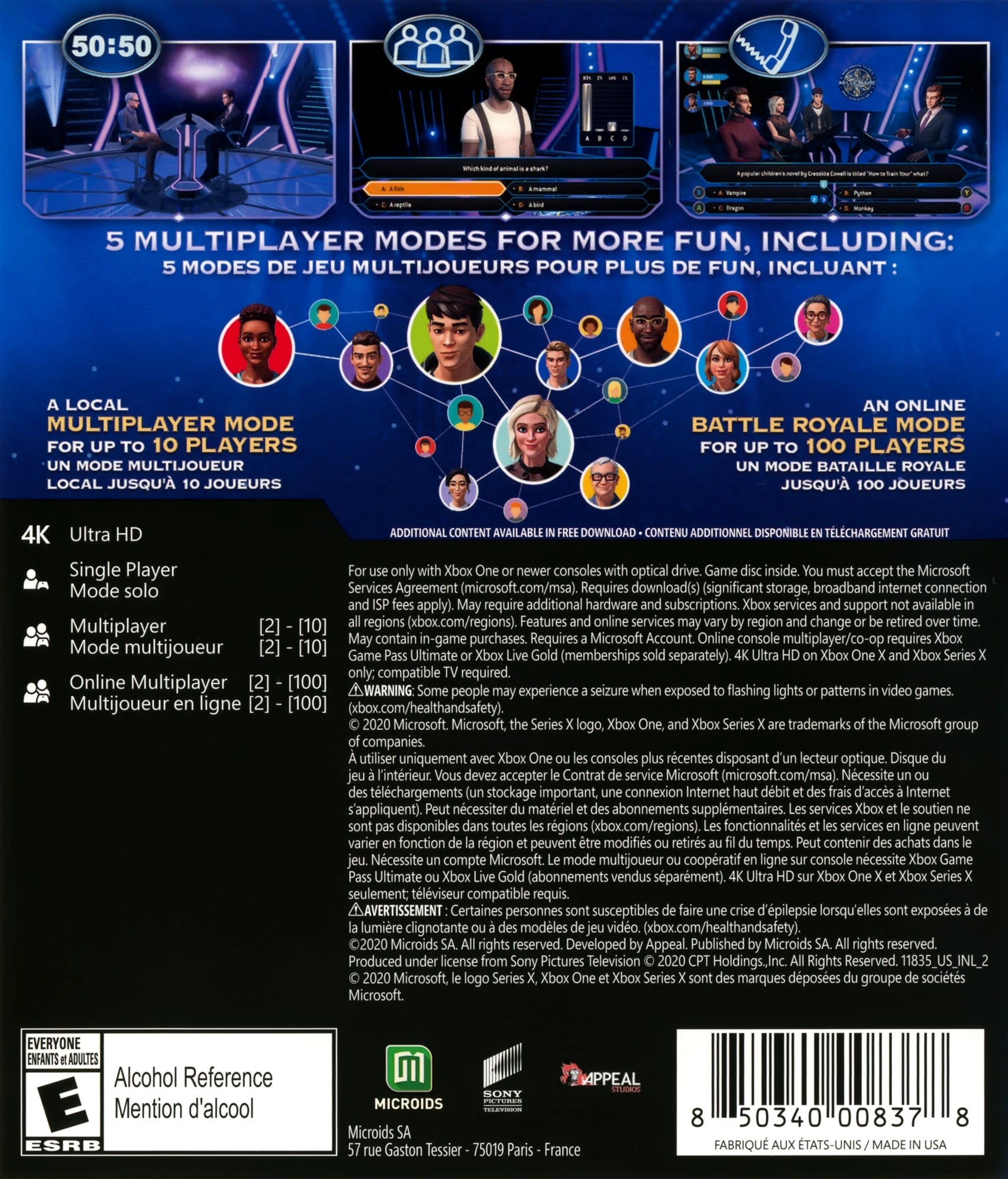 Who Wants to Be A Millionaire Xbox One - Video Game - Used - CaveGamers - Image 2