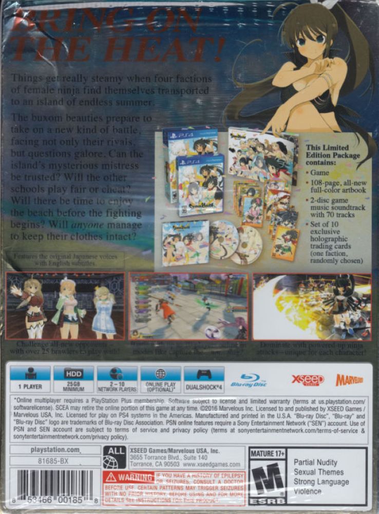 Senran Kagura Estival Versus PS4 - Video Game - Used - CaveGamers - Image 2