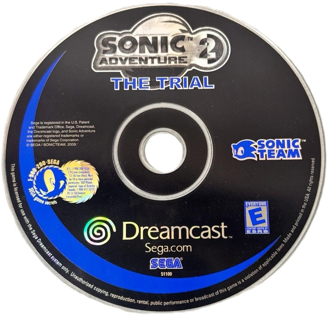 Sonic Adventure 2: The Trial DreamCast - Video Game - Used - CaveGamers - Image 3
