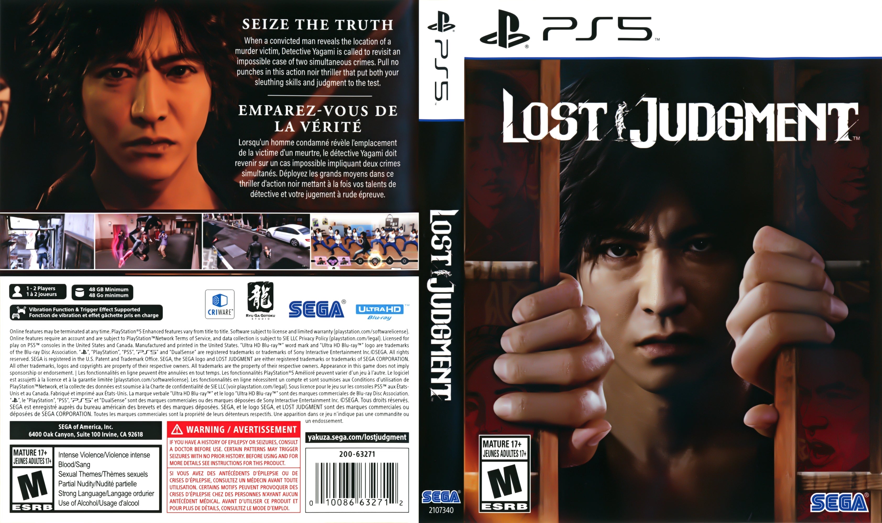 Lost Judgment PS5 - Video Game - Used - CaveGamers - Image 4