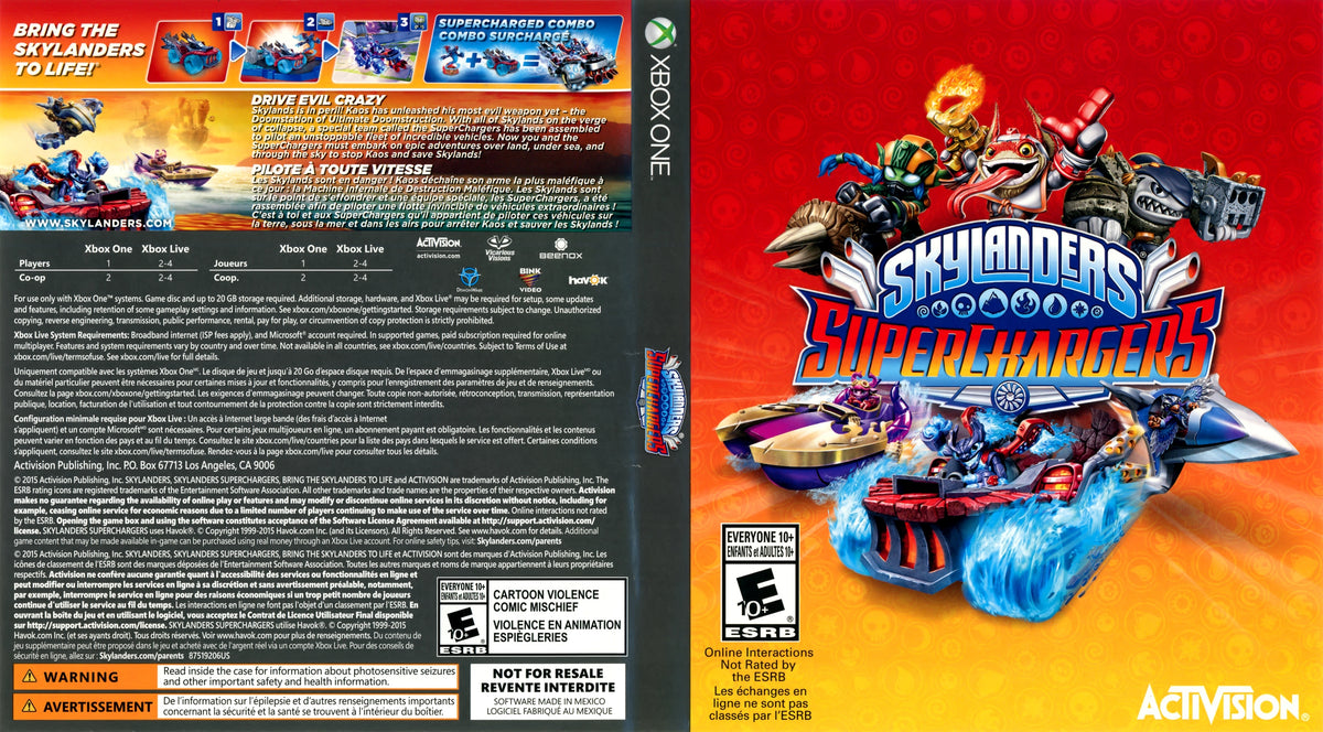 Skylanders Superchargers Xbox One - Video Game - Used - CaveGamers - Image 2