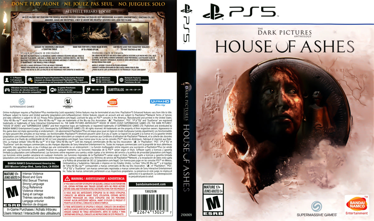 Dark Pictures: House of Ashes PS5 - Video Game - Used - CaveGamers - Image 4