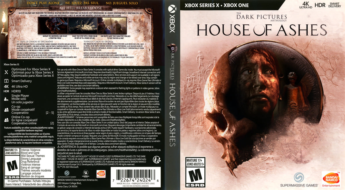 Dark Pictures: House of Ashes Xbox Series X - Video Game - Used - CaveGamers - Image 3