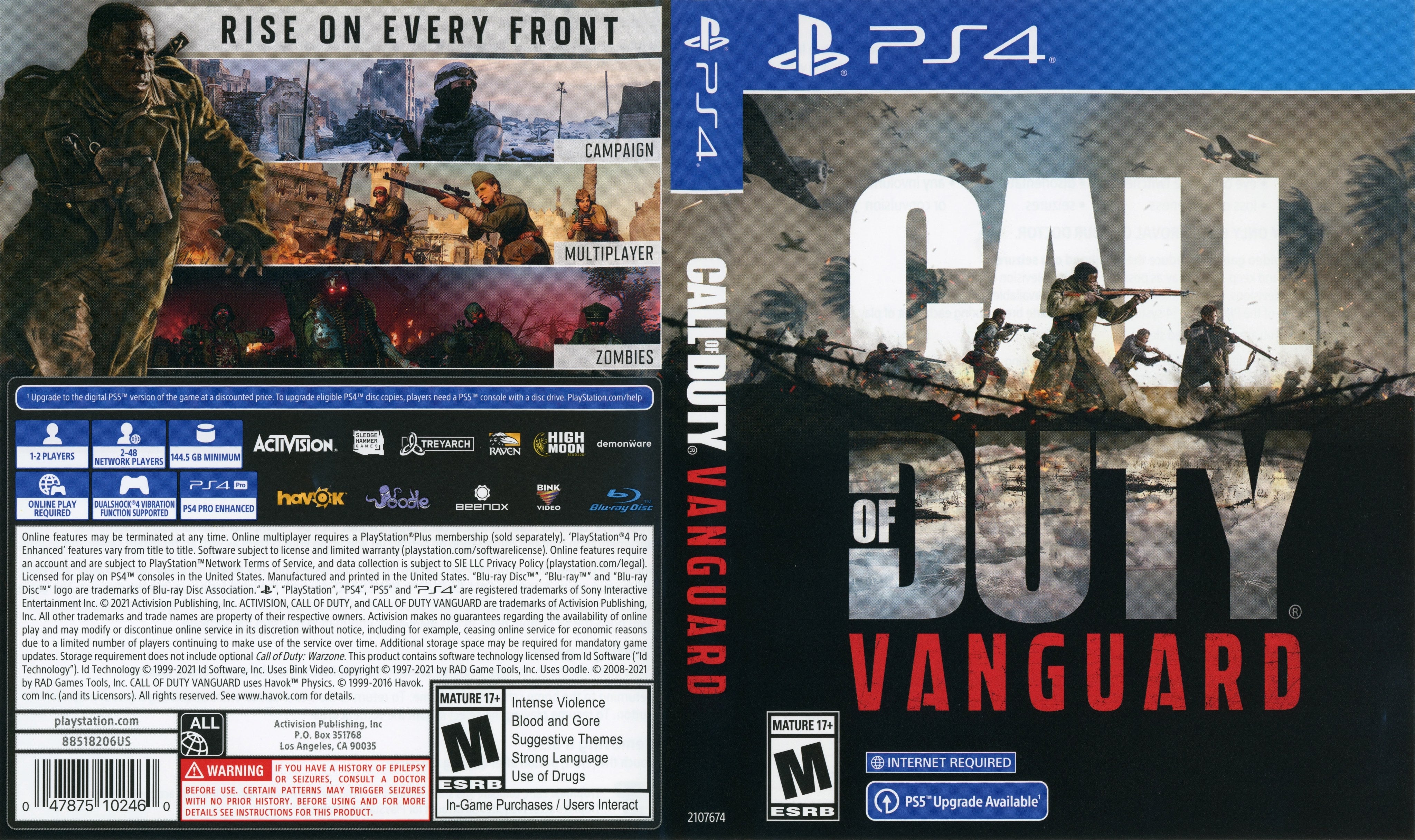 Call of Duty: Vanguard PS4 - Video Game - Used - CaveGamers - Image 4
