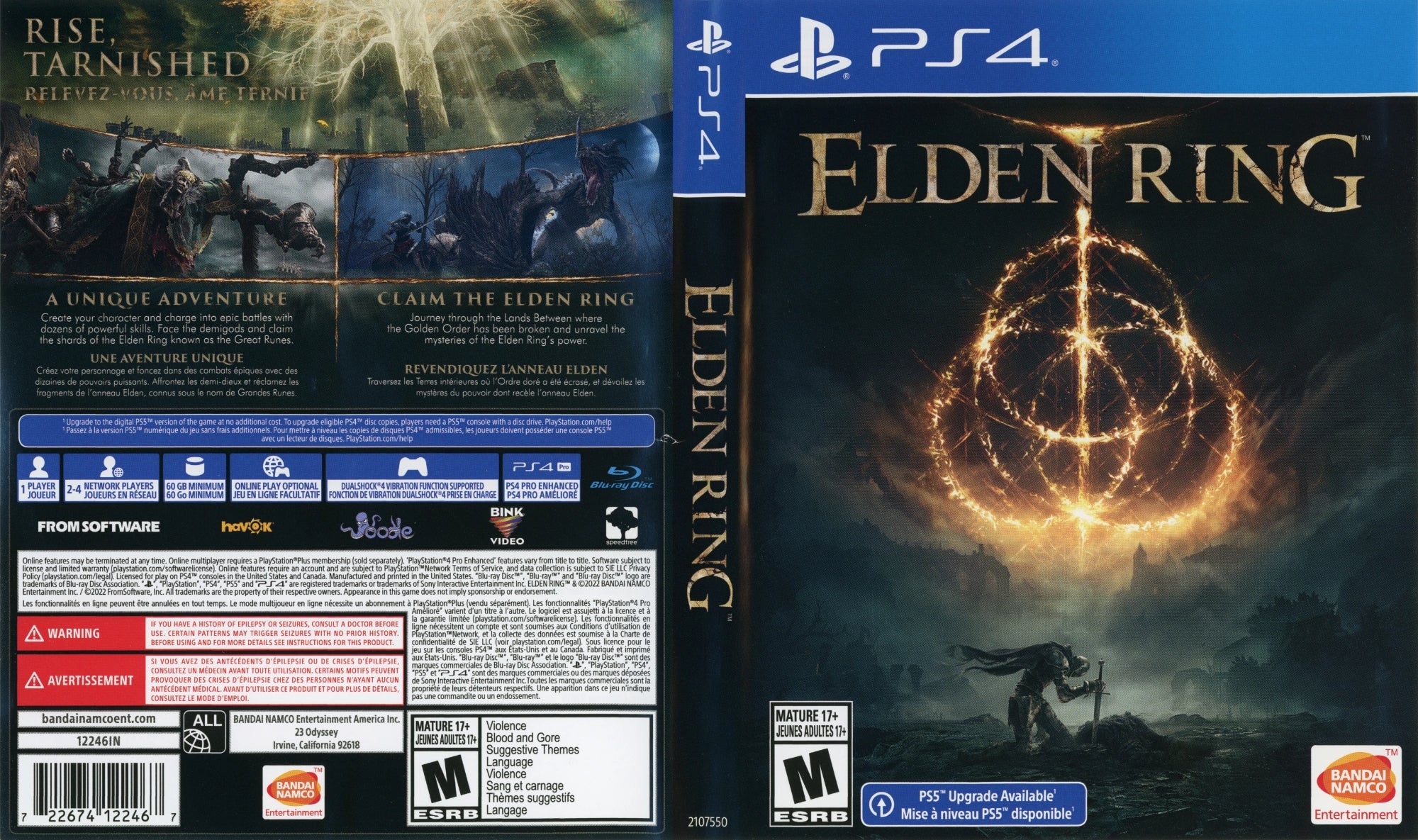 Elden Ring PS4 - Video Game - Used - CaveGamers - Image 3