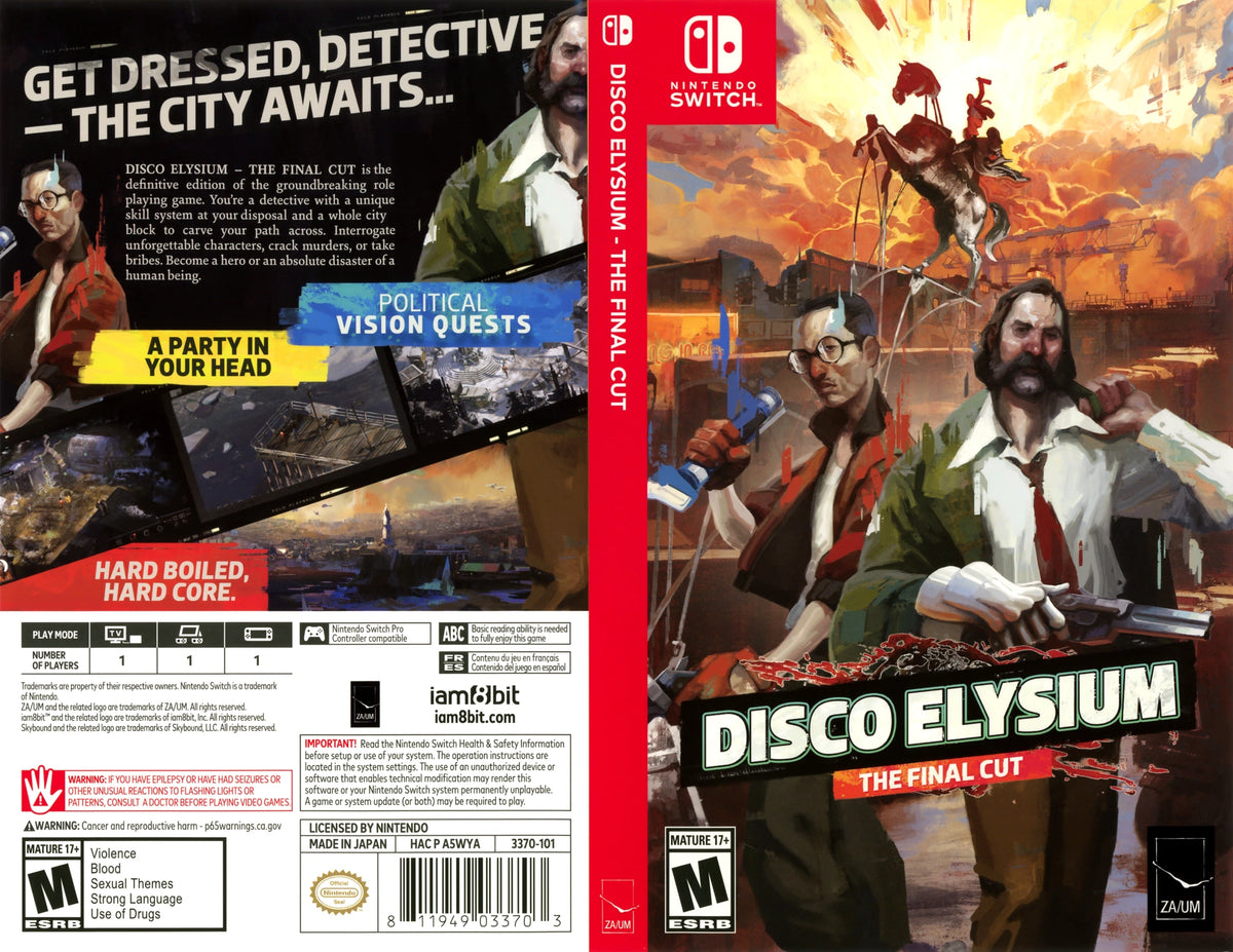 Disco Elysium The Final Cut Switch - Video Game - Used - CaveGamers - Image 3
