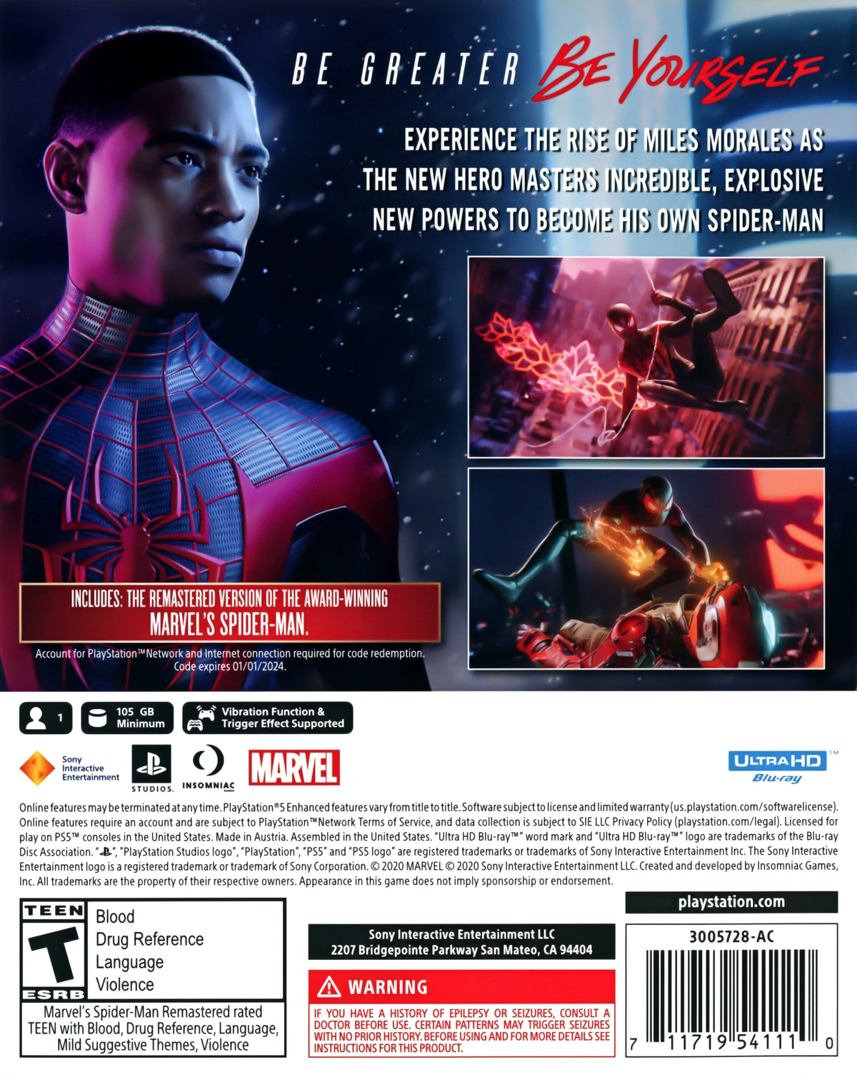 Marvel Spider-Man: Miles Morales PS5 - Video Game - Used - CaveGamers - Image 2
