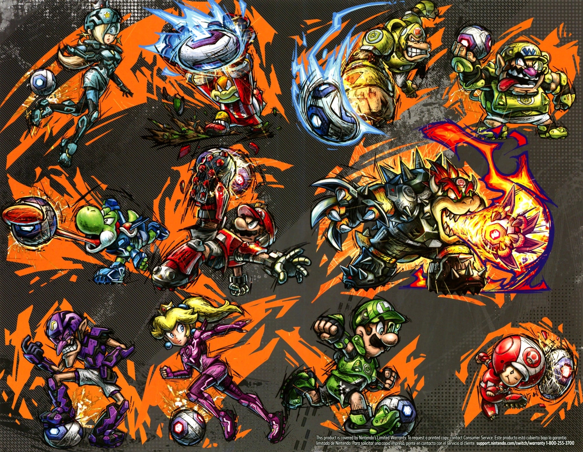 Mario Strikers: Battle League Switch - Video Game - Used - CaveGamers - Image 5