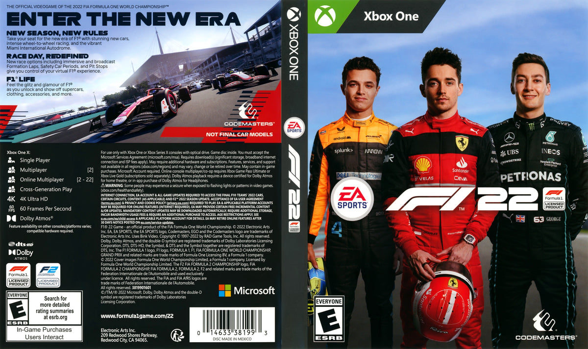 F1 22 Xbox One - Video Game - Used - CaveGamers - Image 3