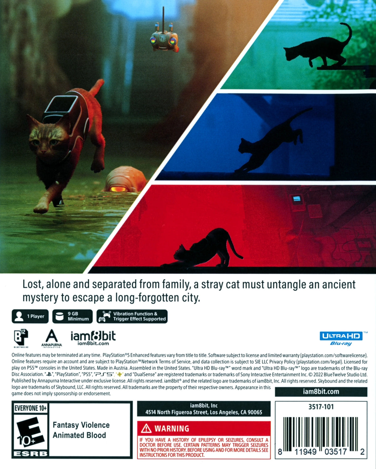 Stray PS5 - Video Game - Used - CaveGamers - Image 2