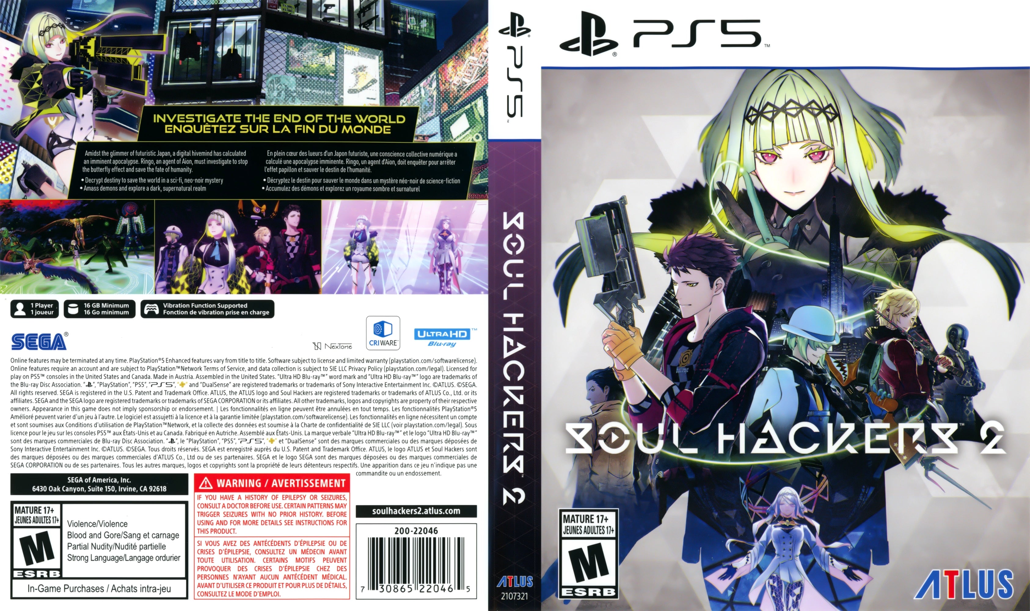 Soul Hackers 2 PS5 - Video Game - Used - CaveGamers - Image 3