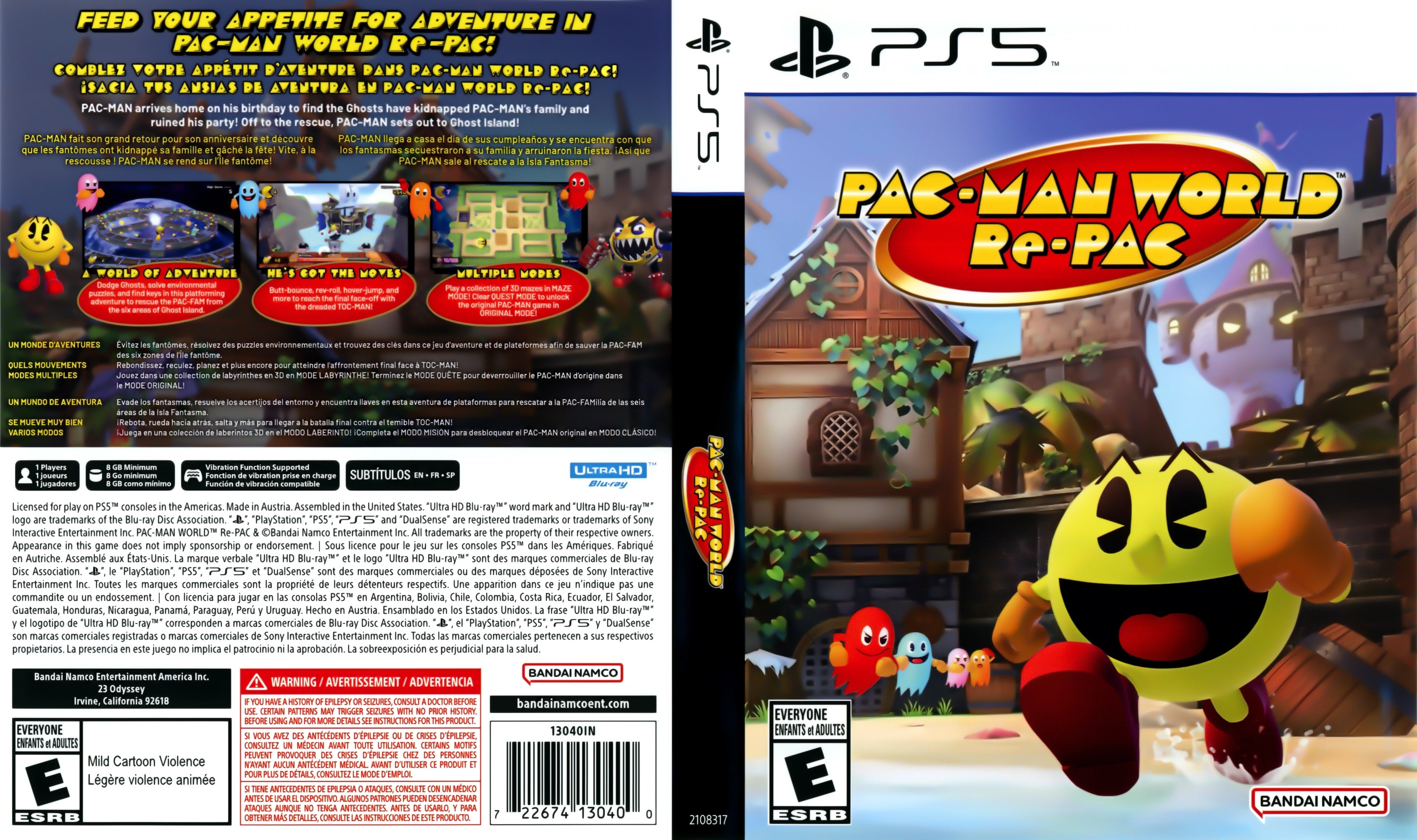 Pac-Man World Re-PAC PS5 - Video Game - Used - CaveGamers - Image 4