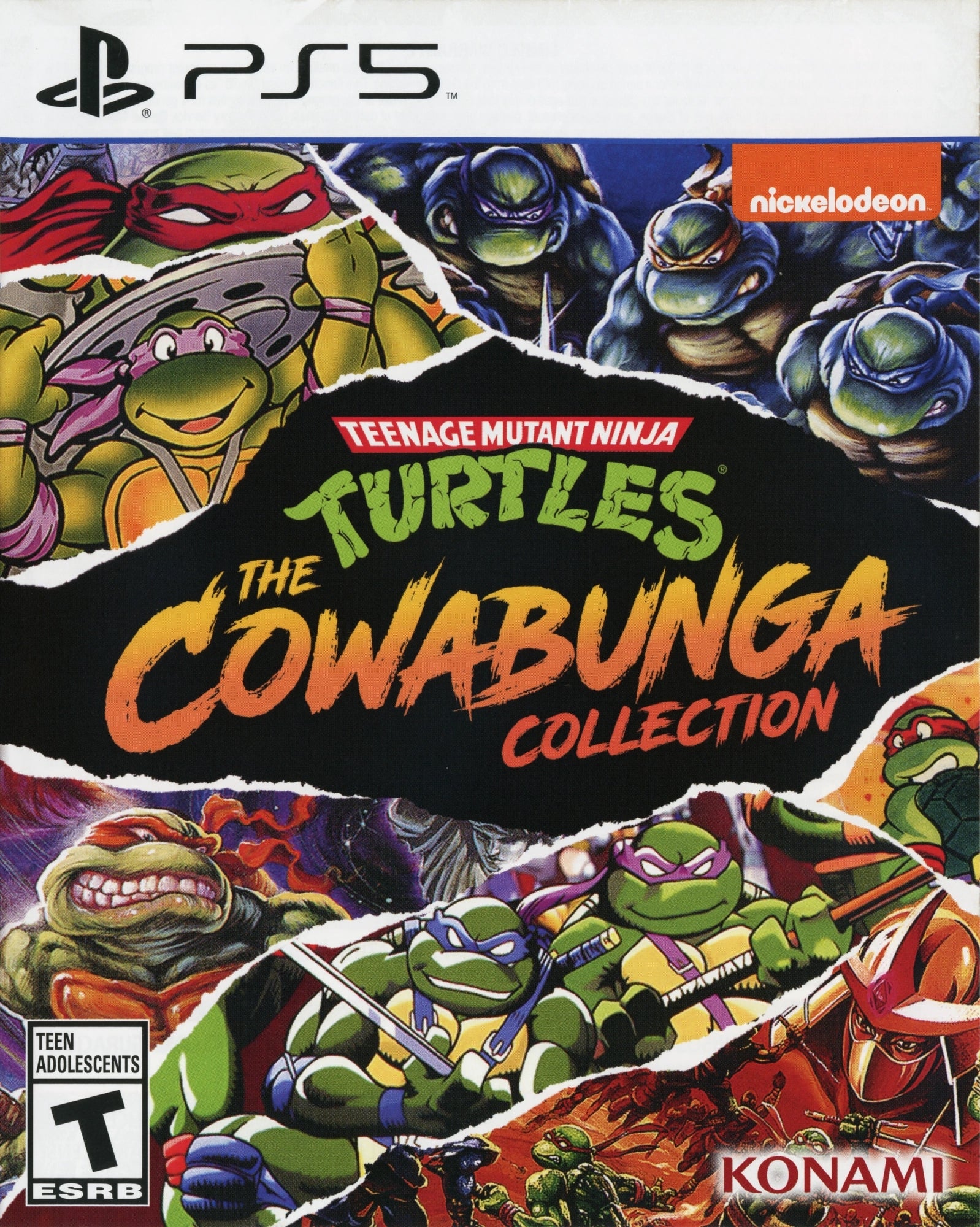 Teenage Mutant Ninja Turtles Cowabunga Collection PS5 - Video Game - Used - CaveGamers