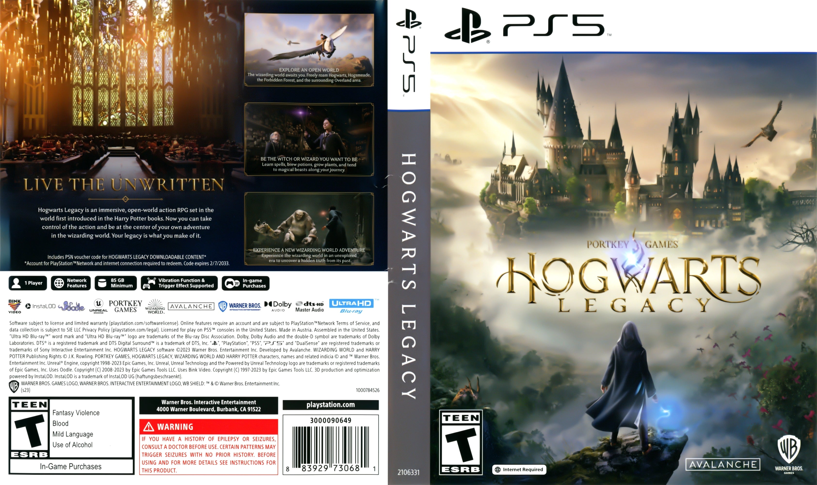 Hogwarts Legacy PS5 - Video Game - Used - CaveGamers - Image 4