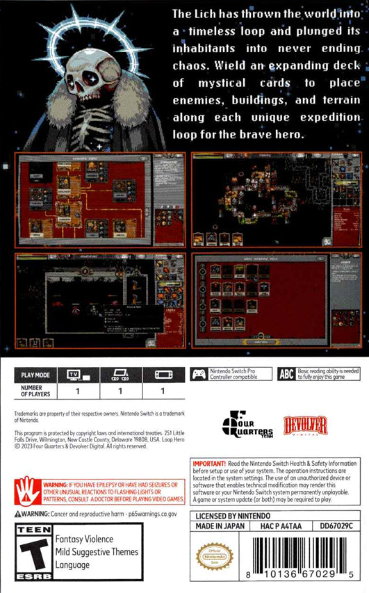 Loop Hero Switch - Video Game - Used - CaveGamers - Image 2