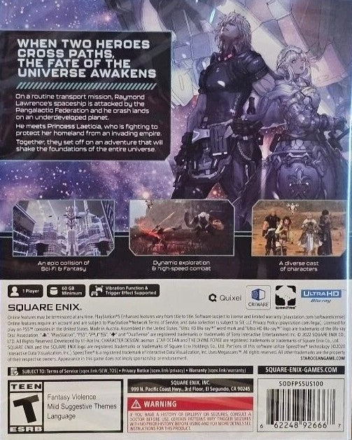 Star Ocean The Divine Force PS5 - Video Game - Used - CaveGamers - Image 2