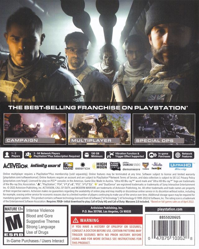 Call of Duty: Modern Warfare II PS5 - Video Game - Used - CaveGamers - Image 2