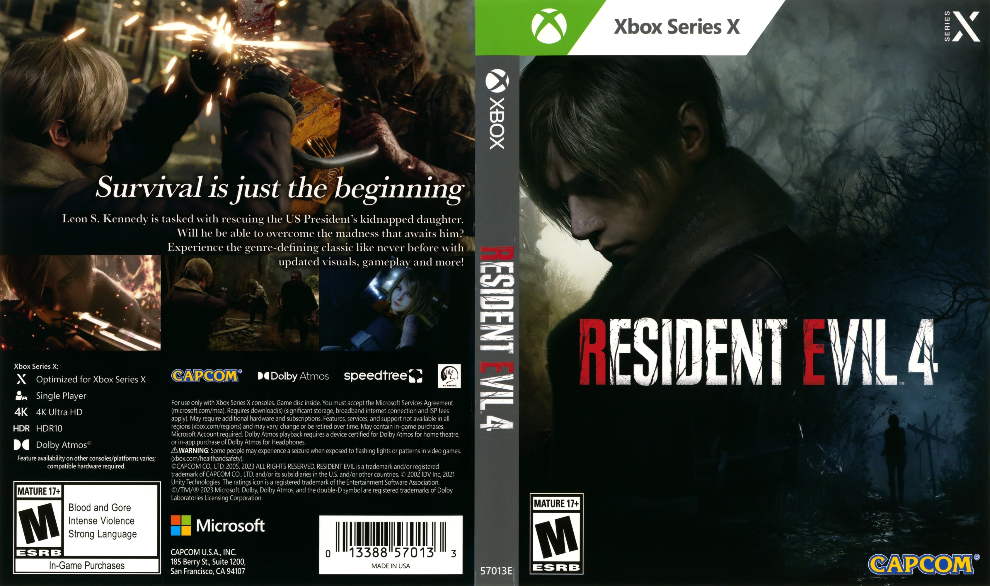 Resident Evil 4 Remake Xbox Series X - Video Game - Used - CaveGamers - Image 4
