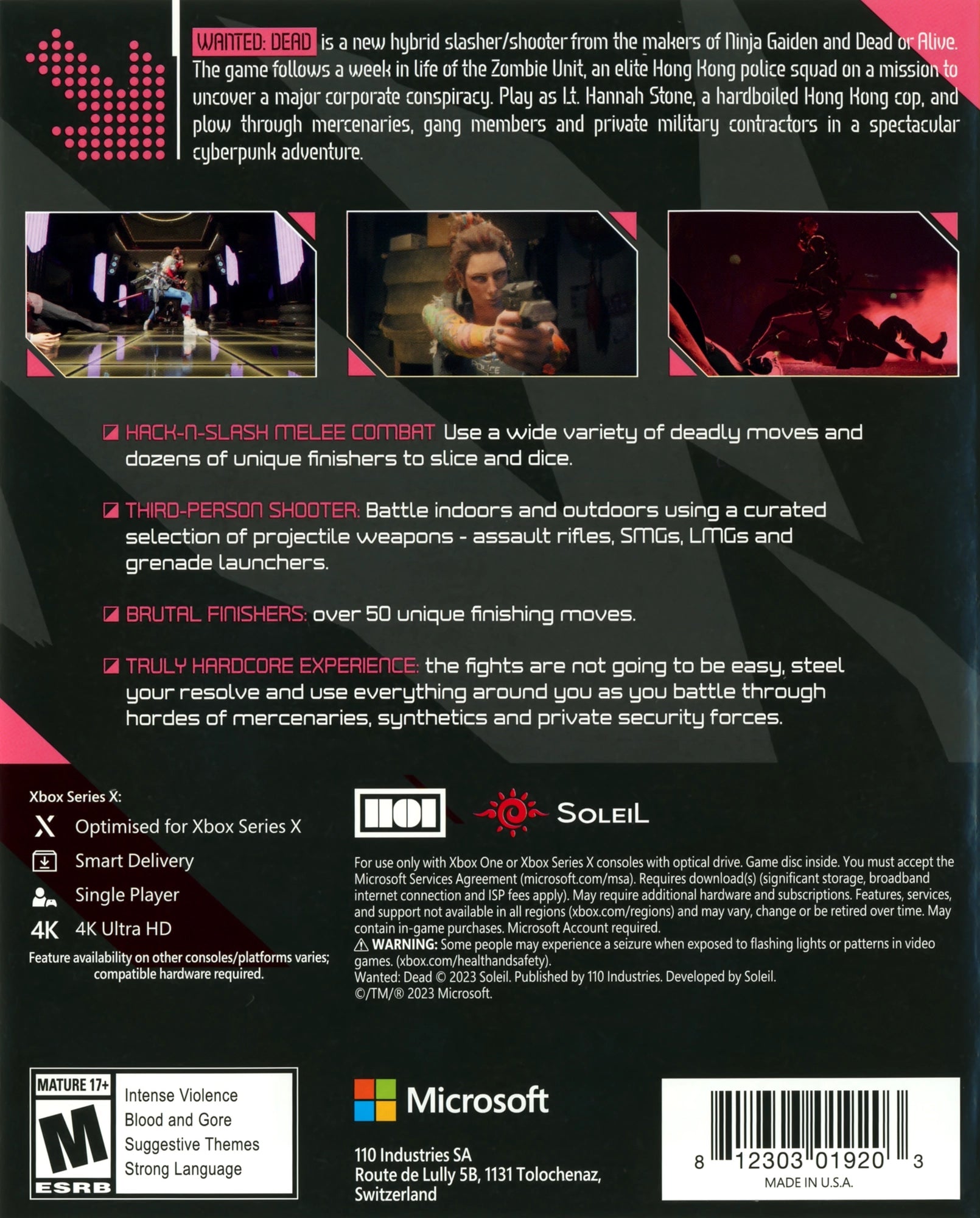 Wanted: Dead Xbox Series X - Video Game - Used - CaveGamers - Image 2