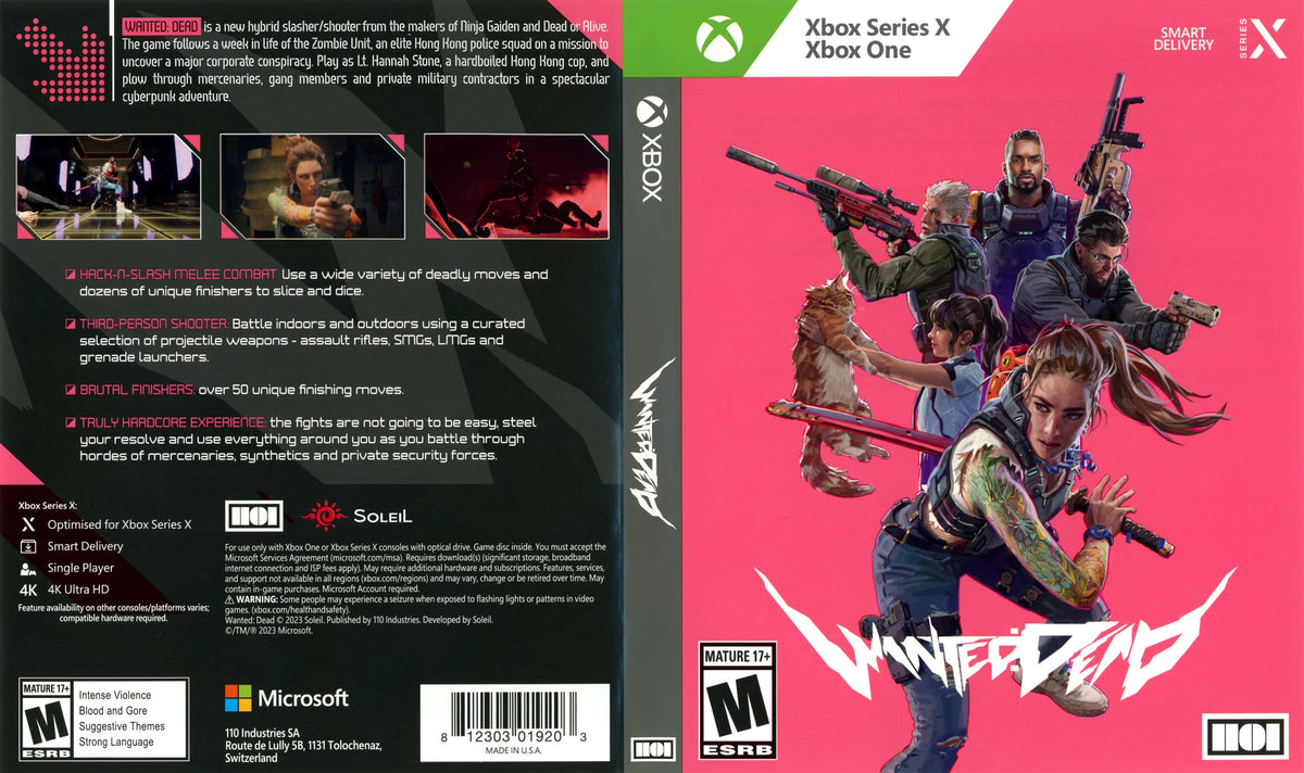 Wanted: Dead Xbox Series X - Video Game - Used - CaveGamers - Image 3