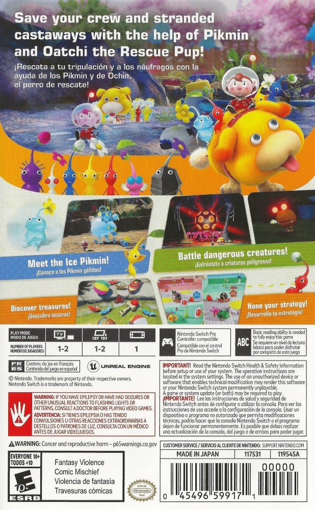 Pikmin 4 Switch - Video Game - Used - CaveGamers - Image 2