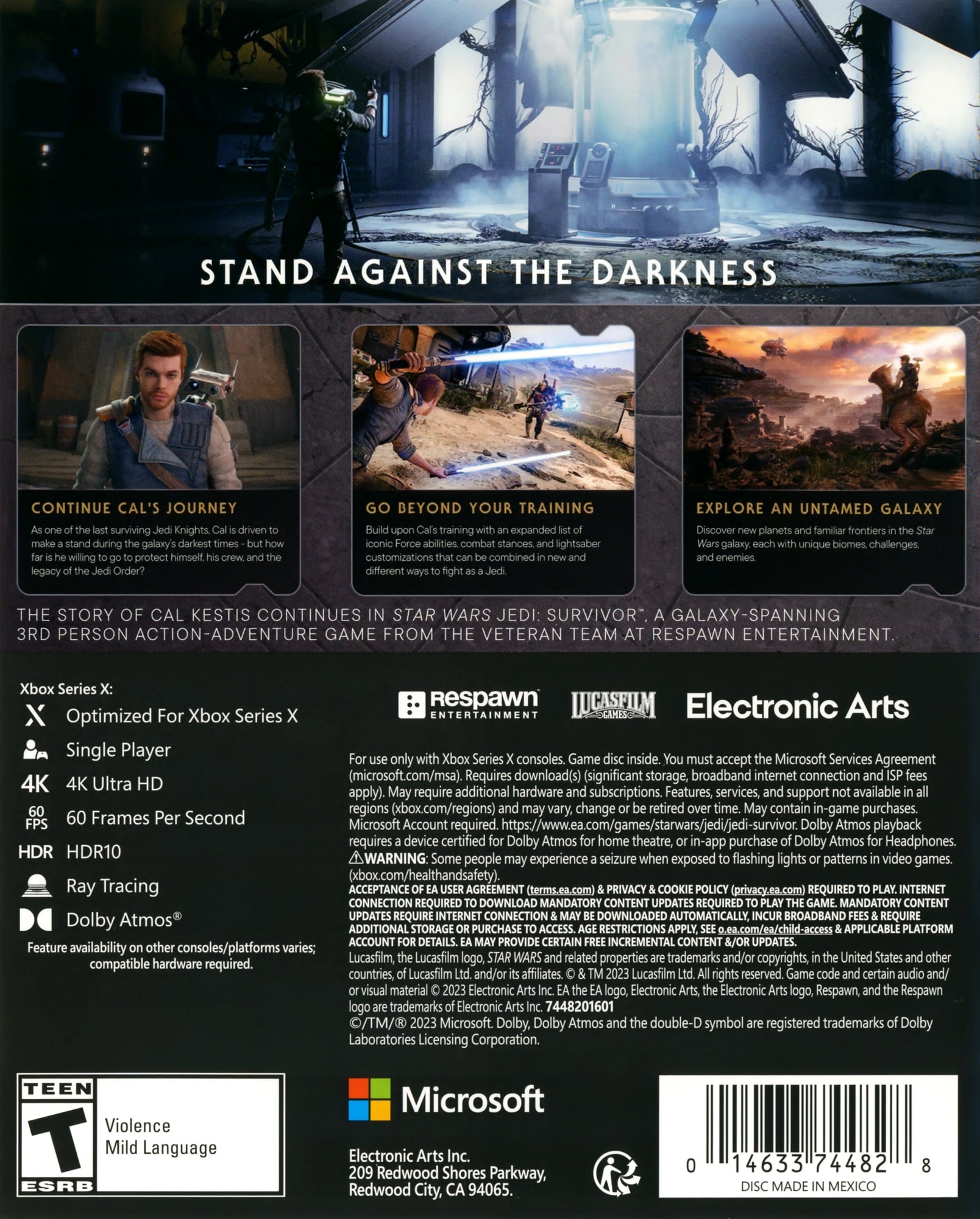 Star Wars Jedi: Survivor Xbox Series X - Video Game - Used - CaveGamers - Image 2