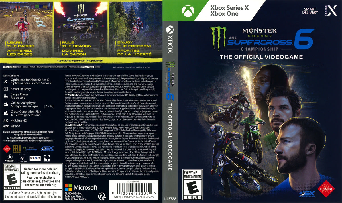 Monster Energy Supercross 6 Xbox Series X - Video Game - Used - CaveGamers - Image 3