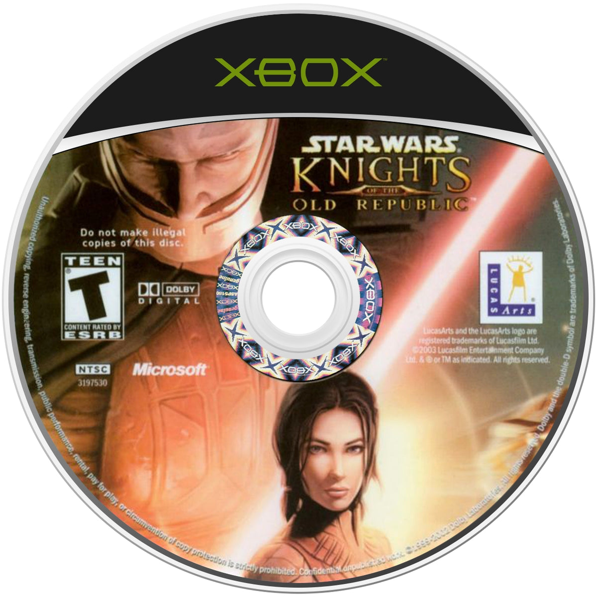 Star Wars Knights of the Old Republic Xbox - Video Game - Used - CaveGamers - Image 3