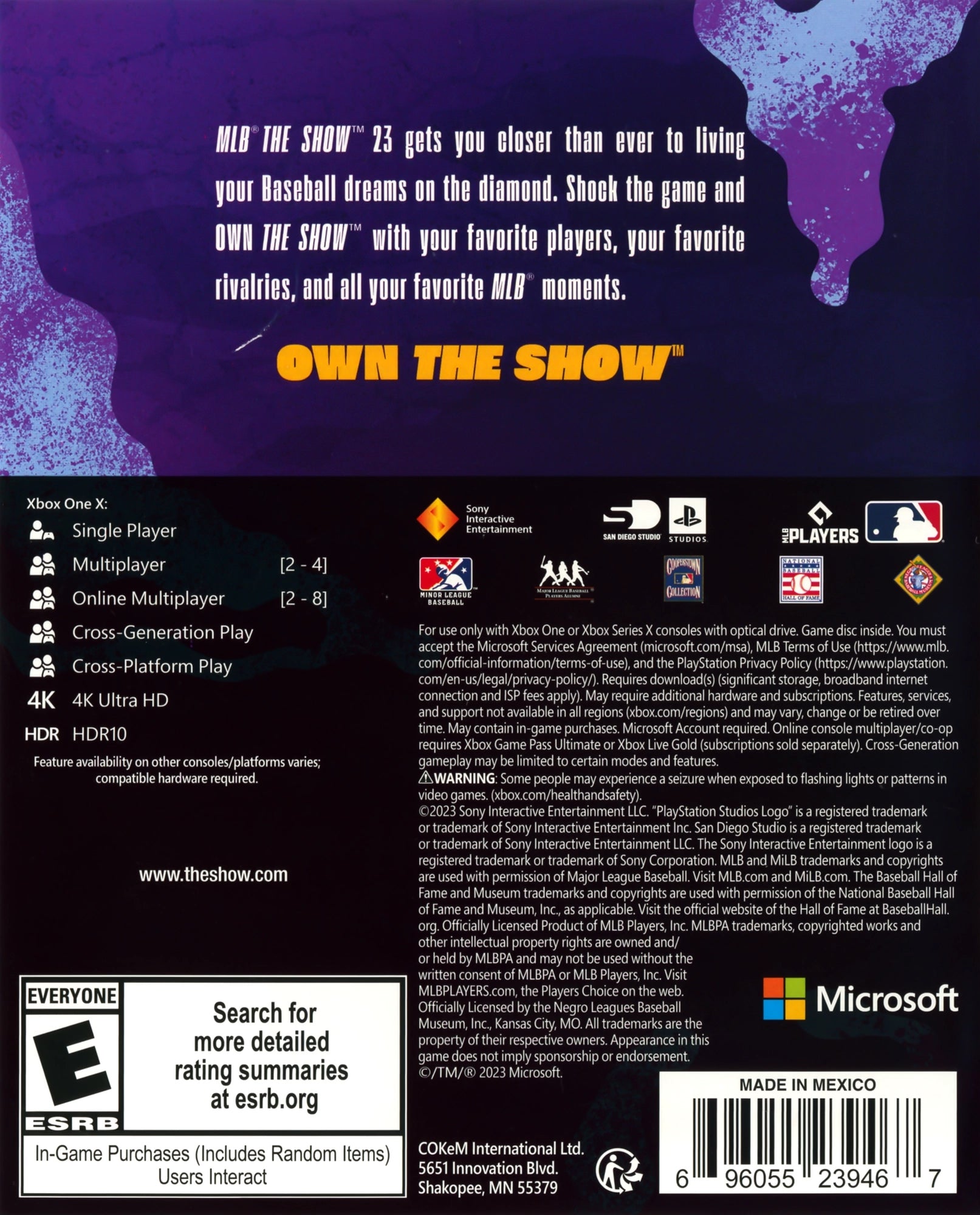 MLB The Show 23 Xbox One - Video Game - Used - CaveGamers - Image 2