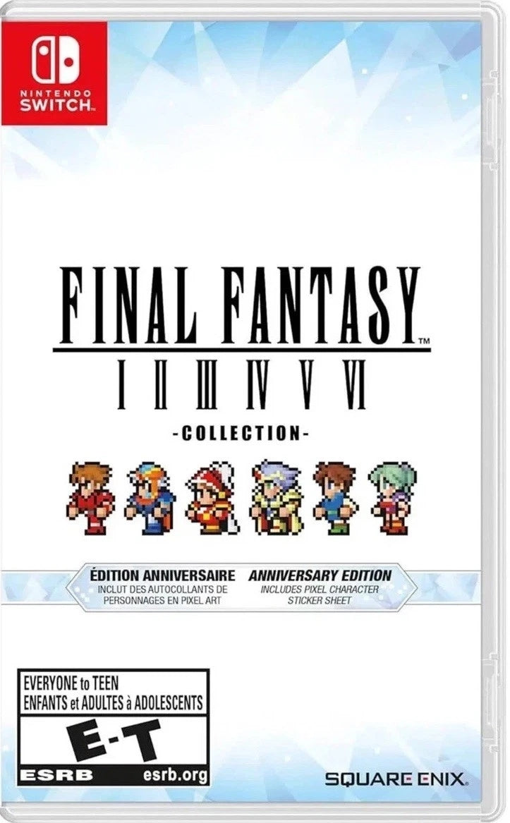 Final Fantasy I-VI Collection Pixel Remaster Switch - Video Game - Used - CaveGamers