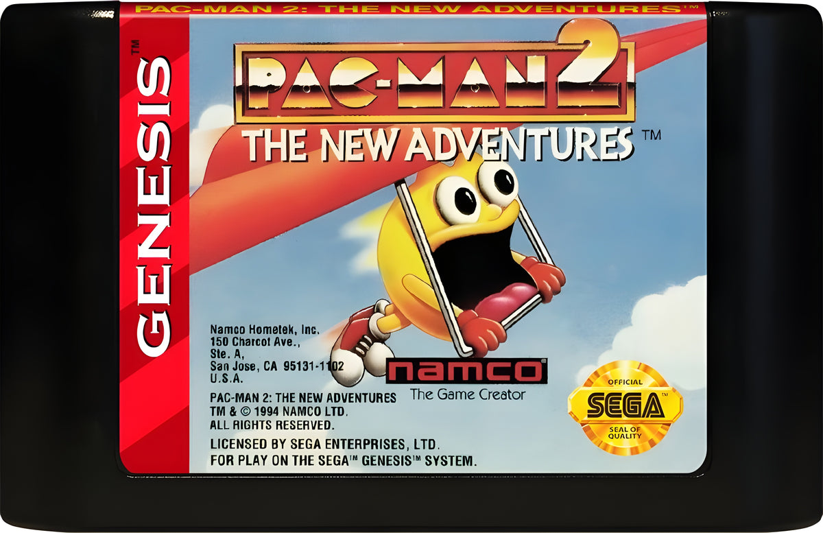 Pac-Man 2: The New Adventures Genesis - Video Game - Used - CaveGamers - Image 3