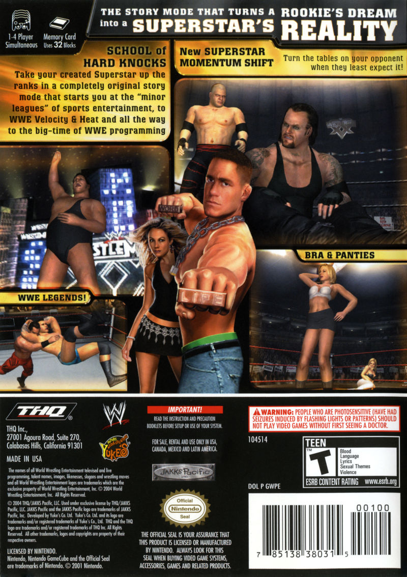 WWE Day of Reckoning GameCube - Video Game - Used - CaveGamers - Image 2