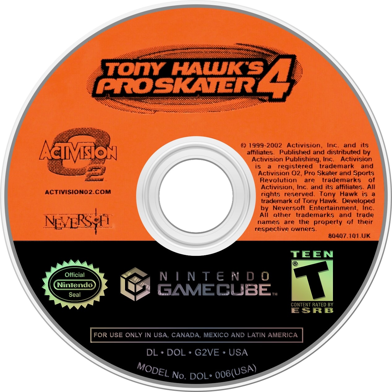 Tony Hawk's Pro Skater 4 GameCube - Video Game - Used - CaveGamers - Image 3