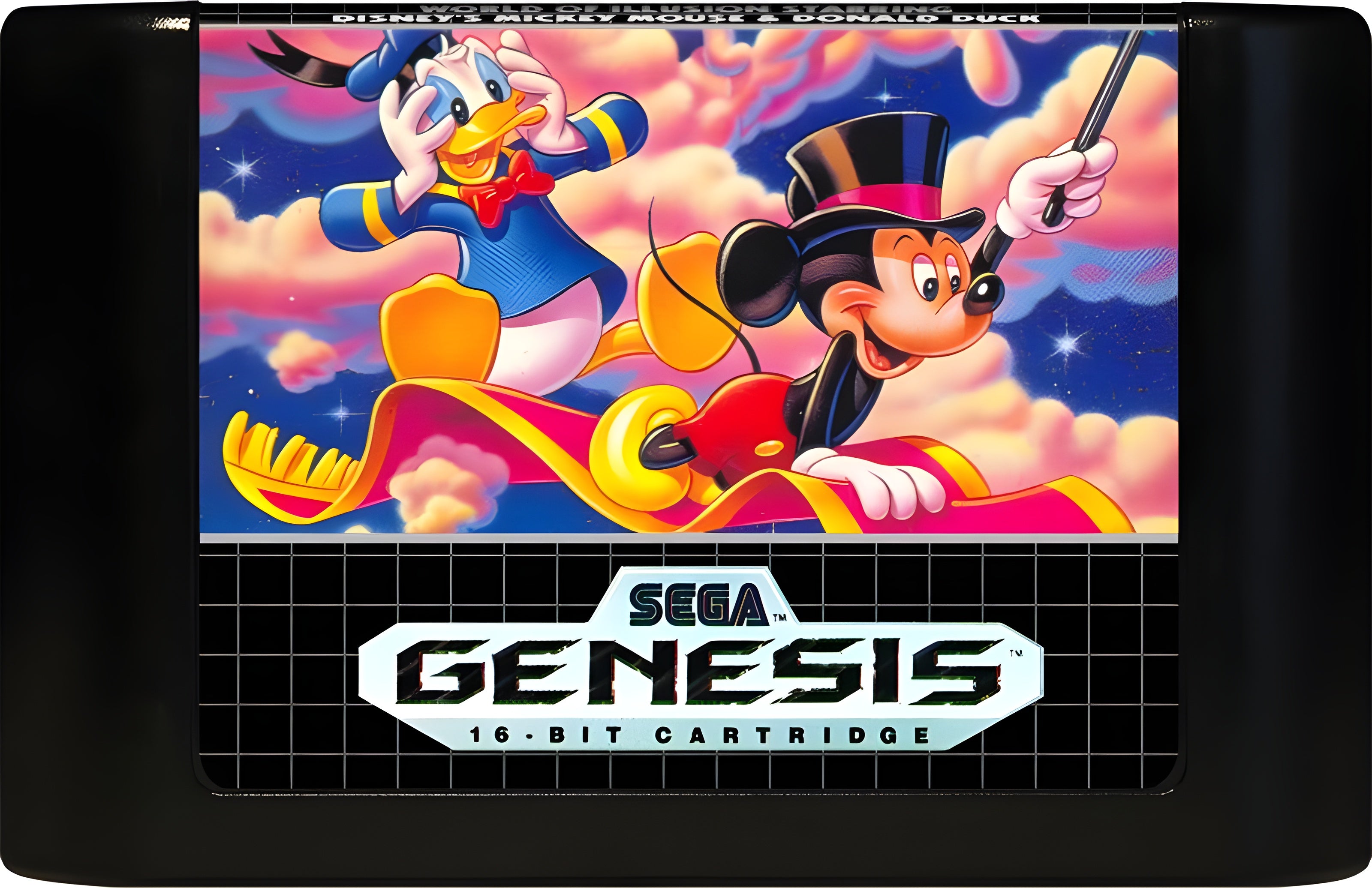 World of Illusion Starring Mickey Mouse and Donald Duck Genesis - Video Game - Used - CaveGamers - Image 3