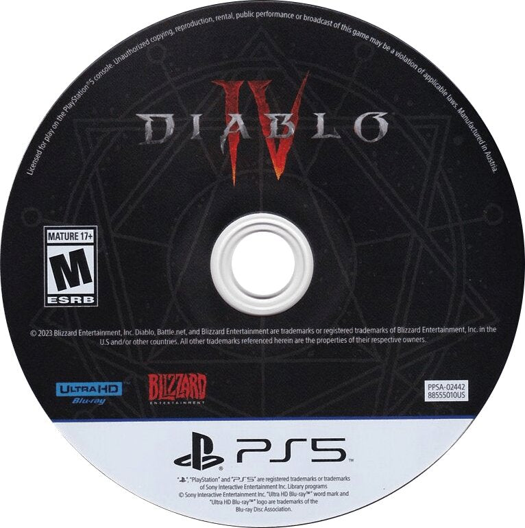 Diablo IV PS5 - Video Game - Used - CaveGamers - Image 3