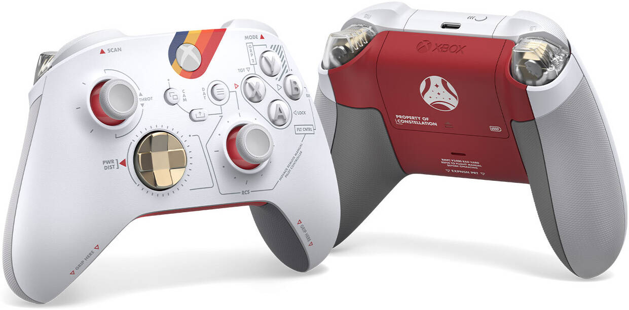 Xbox Series X Wireless Controller - Starfield Limited Edition - Video Game Accessory - Used - CaveGamers - Image 4