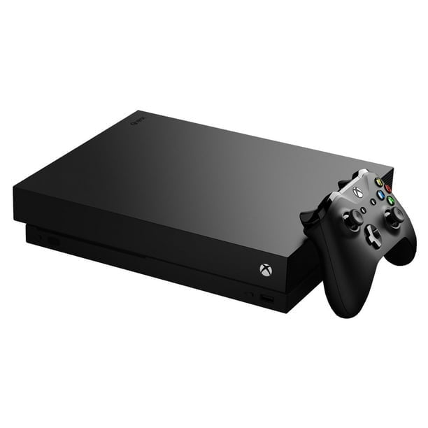 Xbox One X 1TB Console - Black - Video Game System - Used - CaveGamers - Image 2