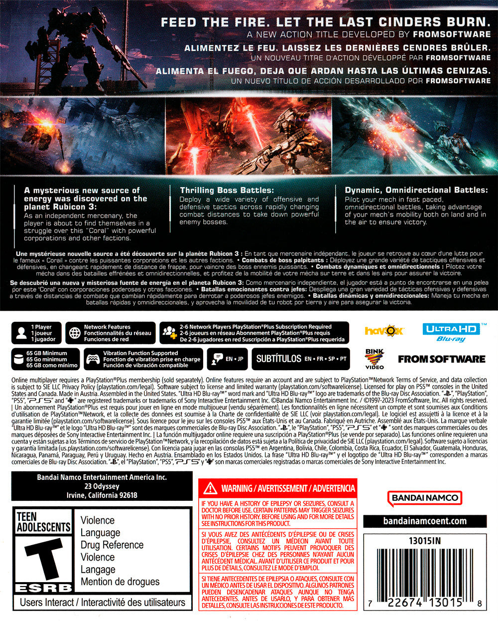 Armored Core VI: Fires of Rubicon PS5 - Video Game - Used - CaveGamers - Image 2