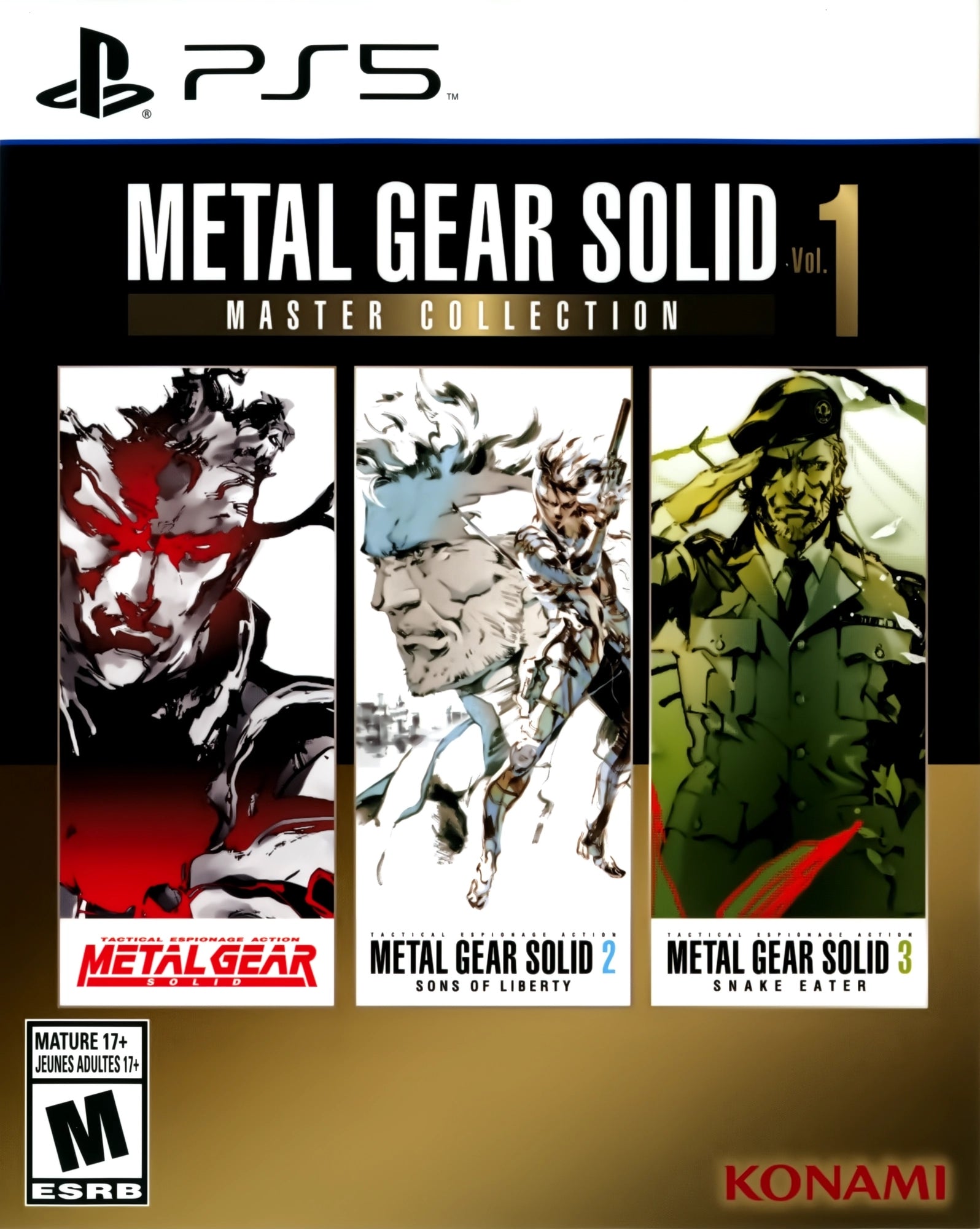 Metal Gear Solid: Master Collection Vol. 1 PS5 - Video Game - Used - CaveGamers