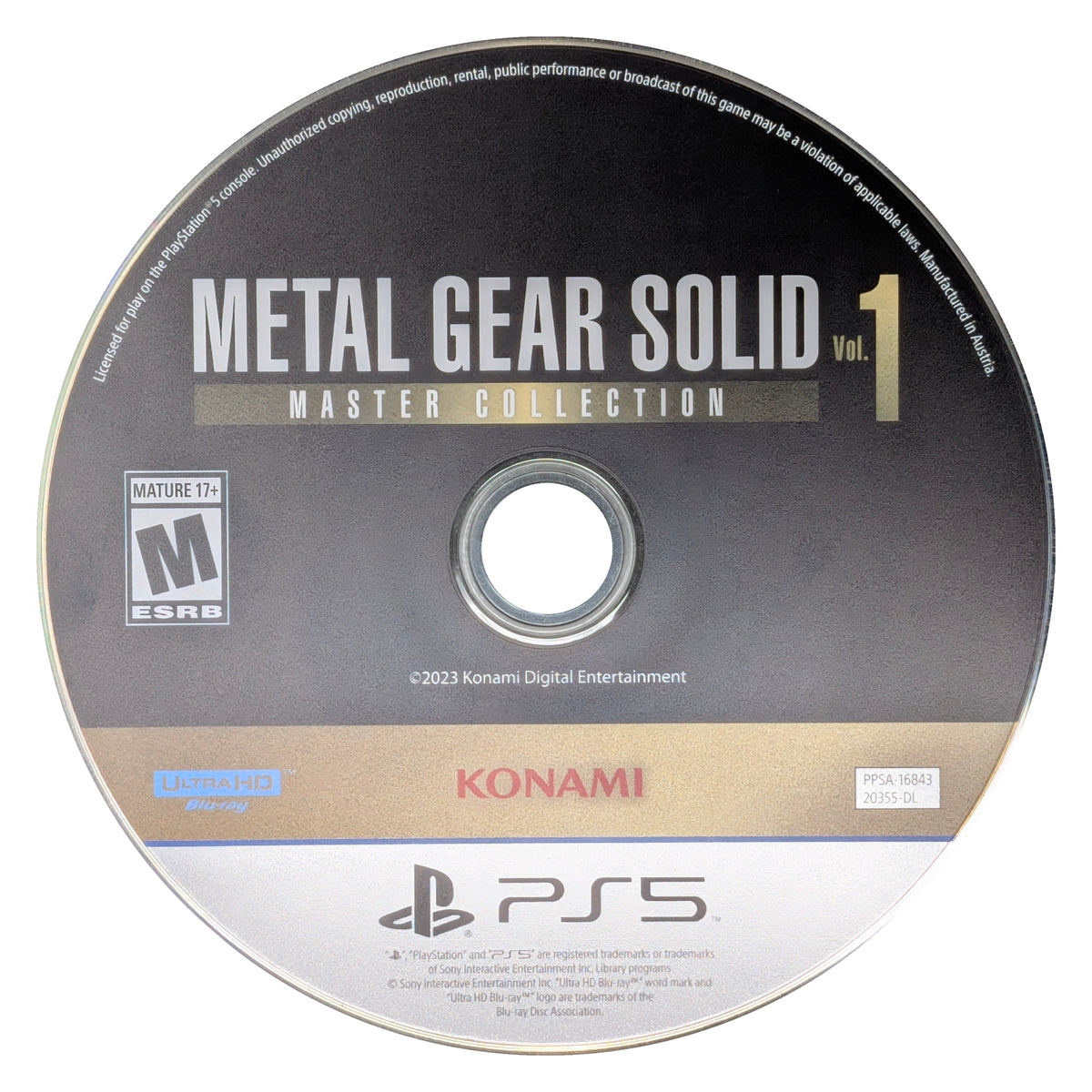 Metal Gear Solid: Master Collection Vol. 1 PS5 - Video Game - Used - CaveGamers - Image 3