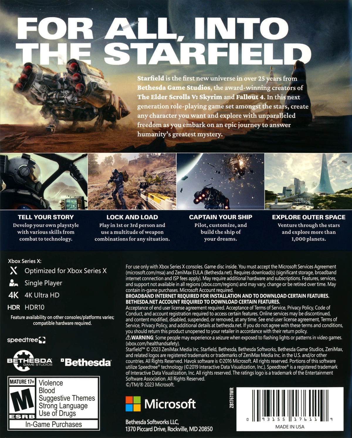 Starfield Xbox Series X - Video Game - Used - CaveGamers - Image 2