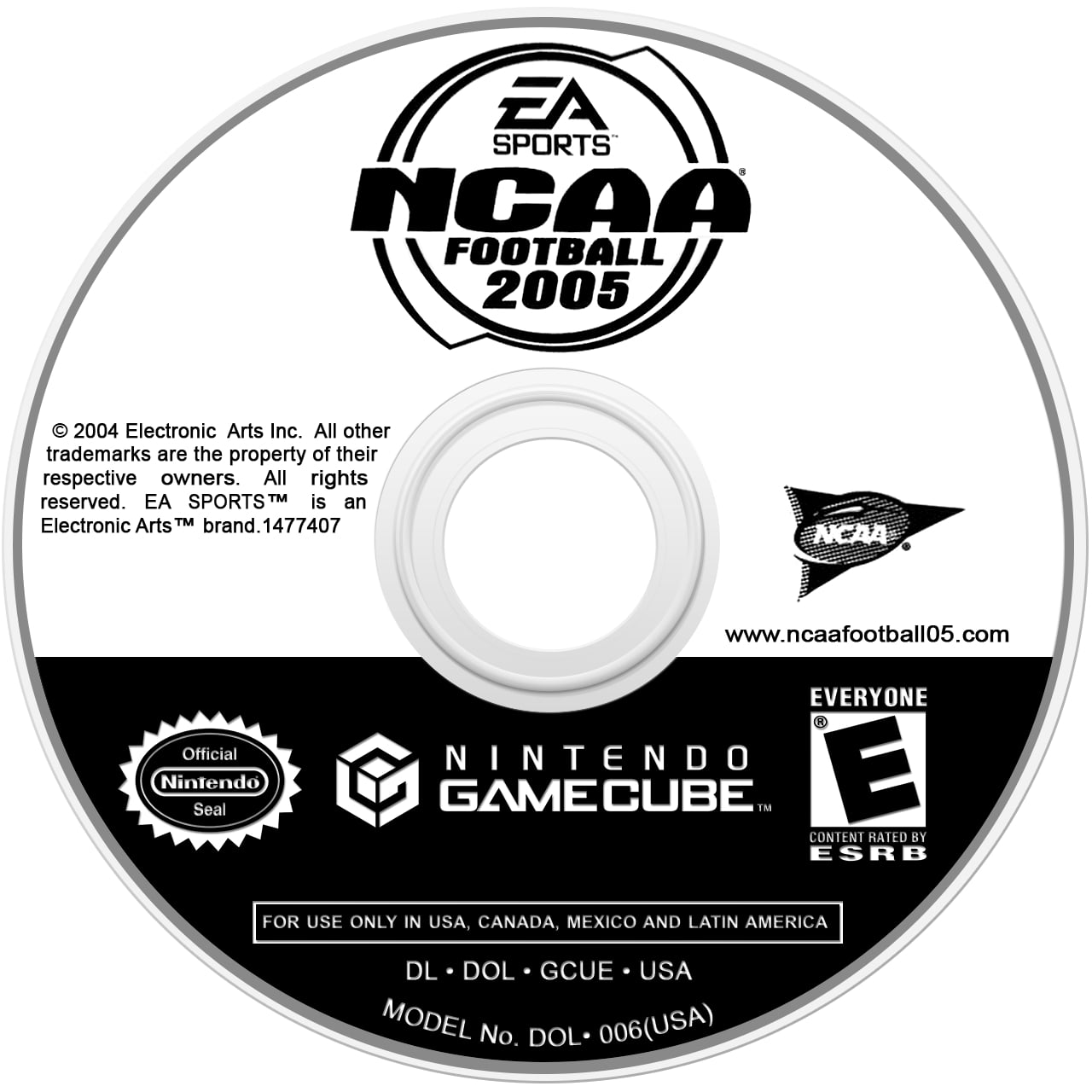 NCAA Football 2005 GameCube - Video Game - Used - CaveGamers - Image 3