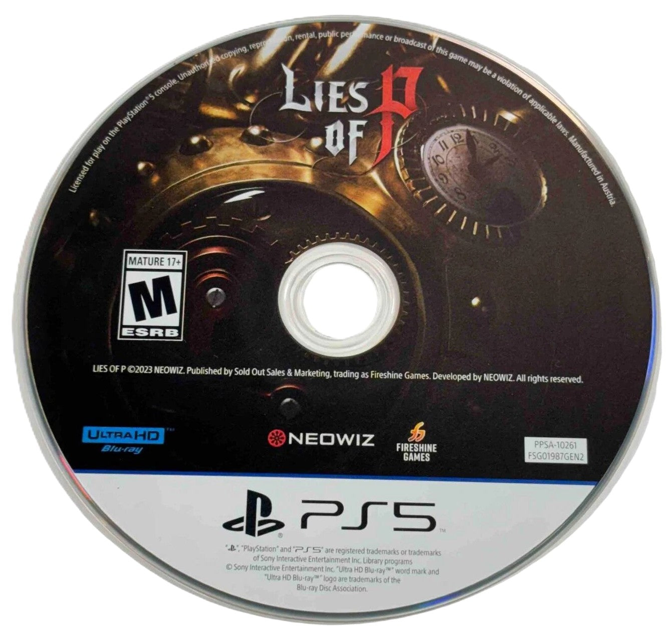 Lies of P PS5 - Video Game - Used - CaveGamers - Image 3
