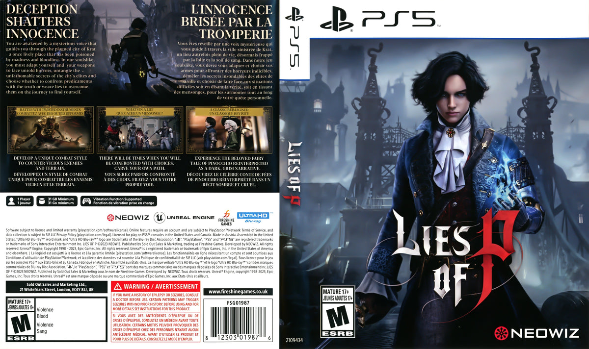 Lies of P PS5 - Video Game - Used - CaveGamers - Image 4